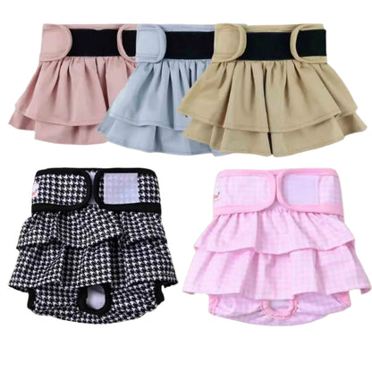 Washable Female Dog Diaper Dress